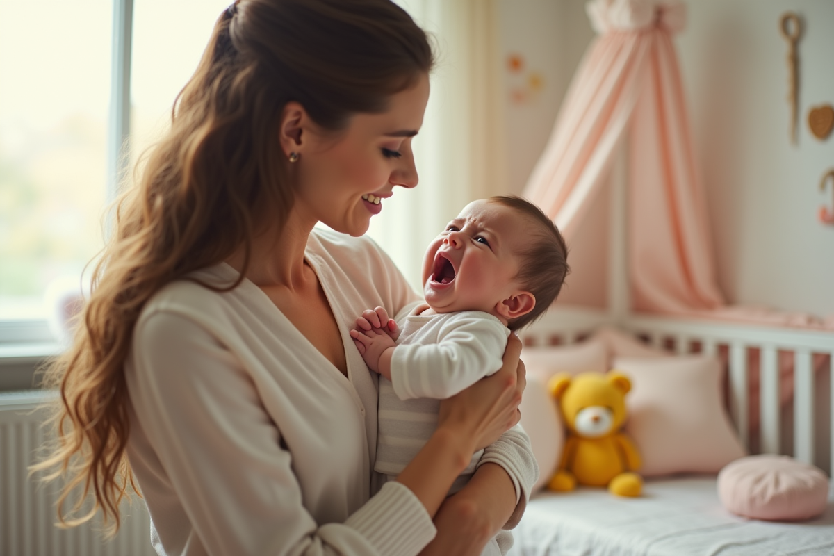 bébé criant