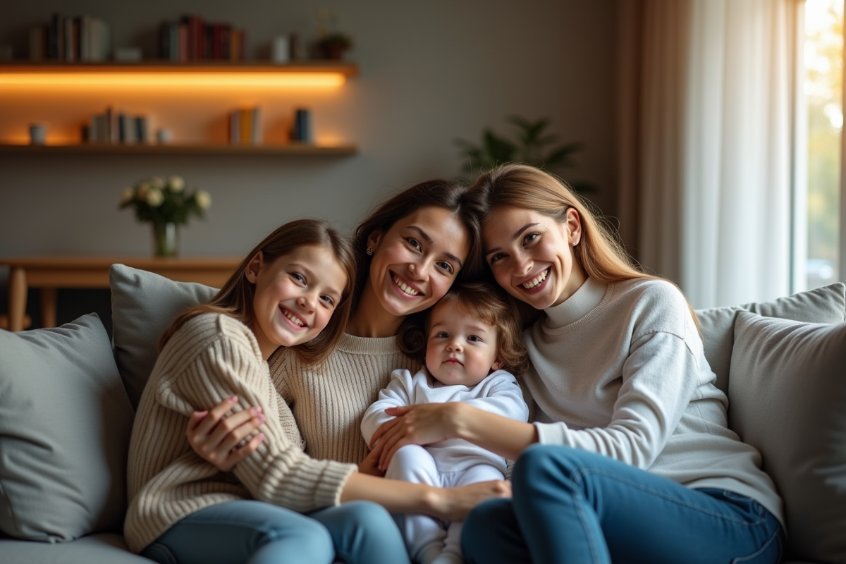 famille heureuse