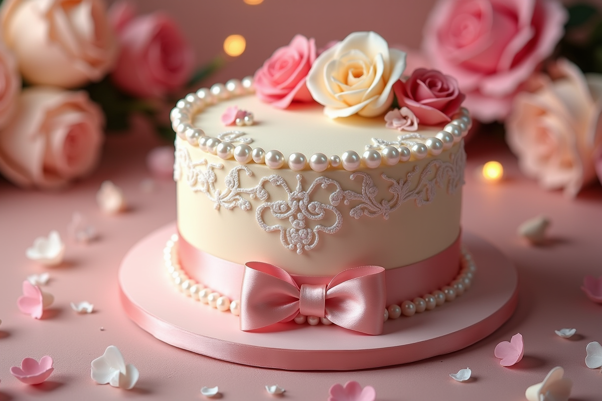 gâteau élégant